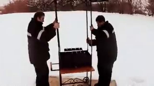 Мангал с крышей модель №2 смотреть онлайн