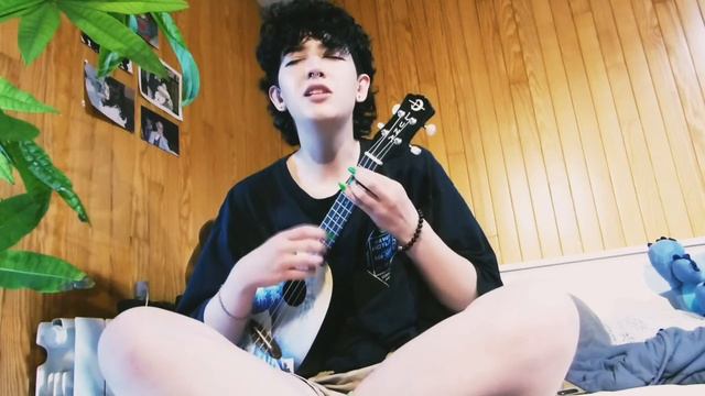 Steven Universe Opening Ukulele Cover (And My Dog Being Scared By The Thunder At The End)