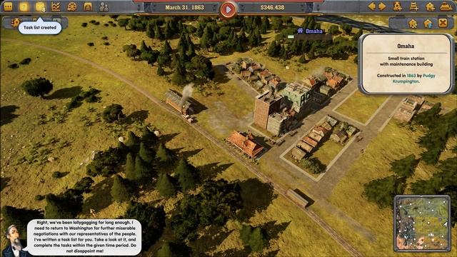 Build and Manage an Old West Train Empire! - Railway Empire Gameplay - Railway Empire Part 1 смотреть онлайн