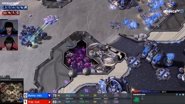 [2021 GSL Super Tournament 2] Ro.8 | Bunny (T) vs. Trap (P) смотреть онлайн