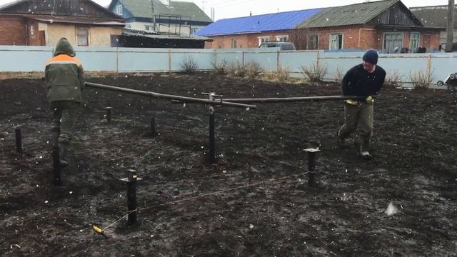 Монтаж винтовых свай г. Пермь смотреть онлайн