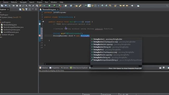 How to reverse a string | How to reverse a sentence | Reverse A String In Java @java @trendingjava смотреть онлайн