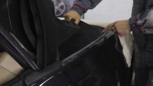 Перетяжка обивки крыши Volkswagen Golf