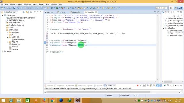 Crud Application In JSTL 1.2 Bootstrap And MYSQL Part 3 смотреть онлайн