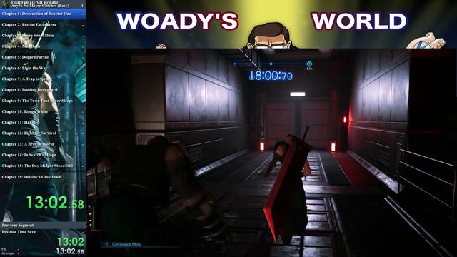 Final Fantasy 7 Remake Speedrun EasyAny% NMG Chapter 1-2 (26:03) смотреть онлайн