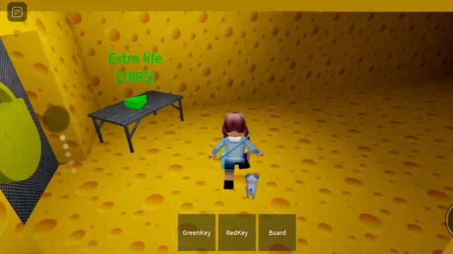 Украла сыр у крысы! Cheese escape Roblox смотреть онлайн