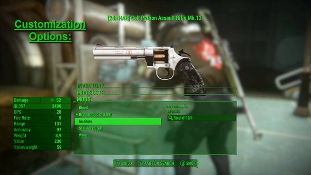 Colt Python Revolver - Fallout 4 SMS смотреть онлайн