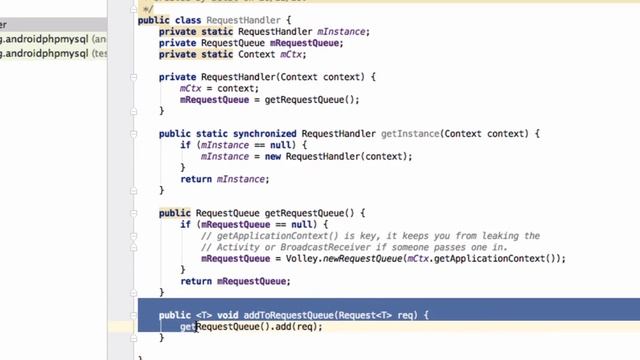 7. Android PHP MySQL Tutorial | Implementing Singleton Pattern for RequestQueue смотреть онлайн