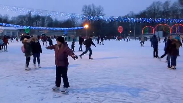 каток в цпкио Санкт-Петербург 8.01.15 смотреть онлайн