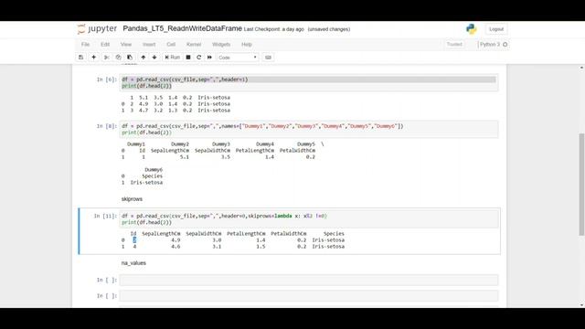 Pandas LT5: Read & Write DataFrame смотреть онлайн