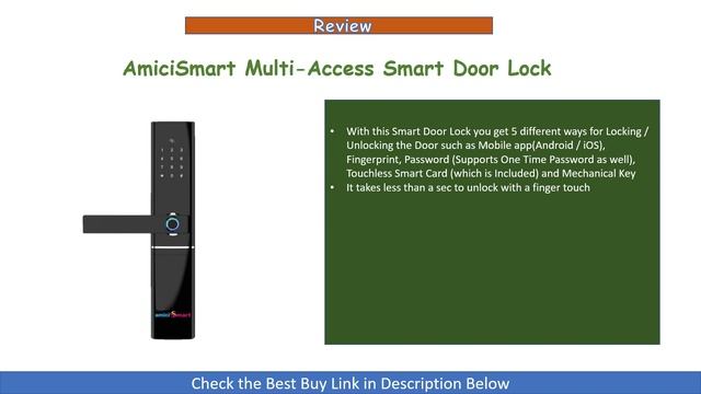 Best 5 Smart Digital Door Locks in India - Review смотреть онлайн