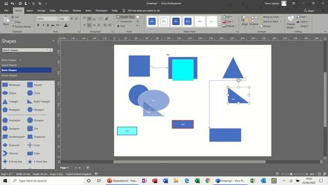 Getting started with Microsoft Visio | Use basic shapes, organisational and timeline diagrams смотреть онлайн
