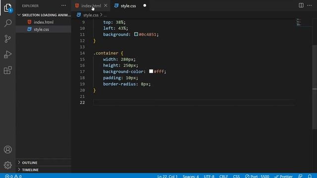Skeleton Loading Animation For Website Using HTML And CSS | Loading Animation CSS | Screen Animatio смотреть онлайн