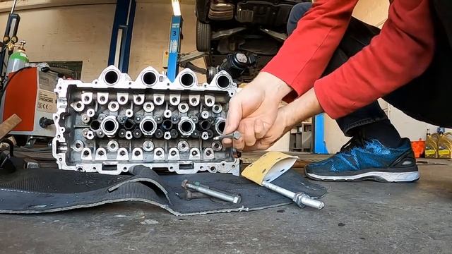 Ремонт автомобиля ford 1,6 hdi ремонт головки.часть 3 смотреть онлайн