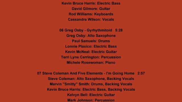 Steve Coleman, Robin Eubanks, Greg Osby, Cassandra Wilson - Flashback On M Base смотреть онлайн