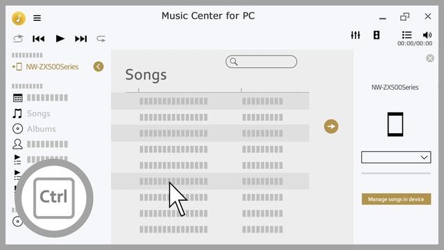 NW-ZX500 series / NW-A100 series How to transfer the music contents（音楽コンテンツの転送方法） смотреть онлайн