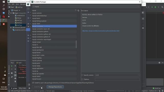 mysql python смотреть онлайн