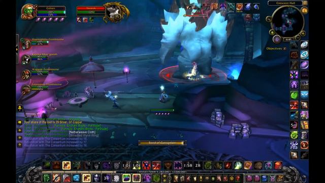 WoW Legion PvP Gameplay Patch 7.2 - BC Mana Tombs Timeless fast run! смотреть онлайн