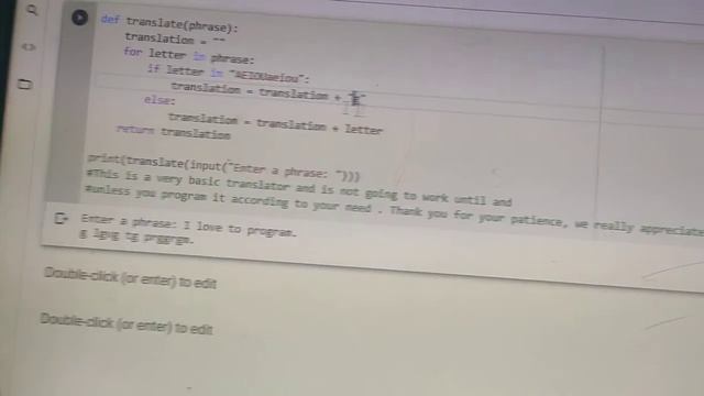 A basic translator in python made using google colab. смотреть онлайн
