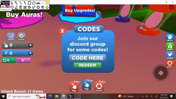 FUTURE CODES!! | *NEW* ROBLOX TAPPING HORROR CODES 2023! (NEW)