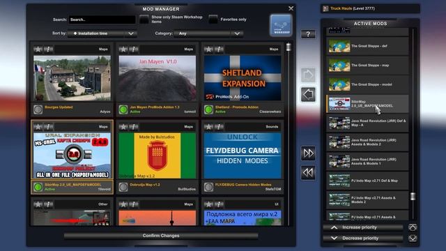 Big Map Combo update, with New Sibir Unal Expansion. (ETS2, 1.45) смотреть онлайн