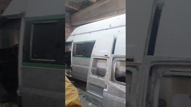 Форд Транзит полная покраска кузова. смотреть онлайн