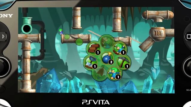 Lemmings Touch game trailer - PSV Android смотреть онлайн
