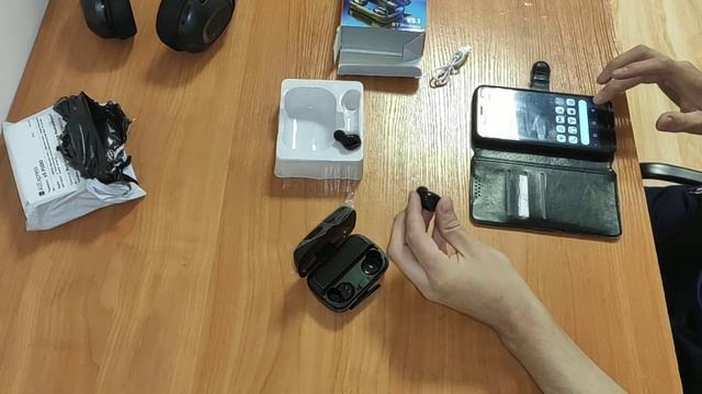 Bluetooth наушник m10 Aliexpress. смотреть онлайн