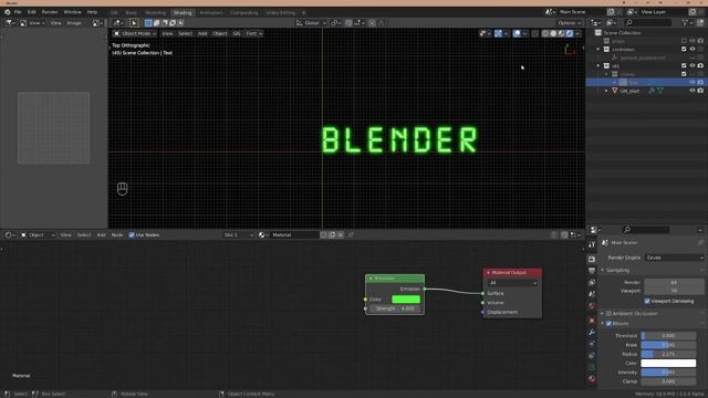 Procedural typing FX | Blender geometry nodes tutorial [ Part 1 of the Tech AI project ] смотреть онлайн