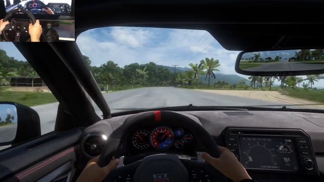 Volta ao mapa *Forza Horizon 5* de Nissan GTR R35 Nismo |Logitech g920 gameplay #fh5 @ihsotgames смотреть онлайн