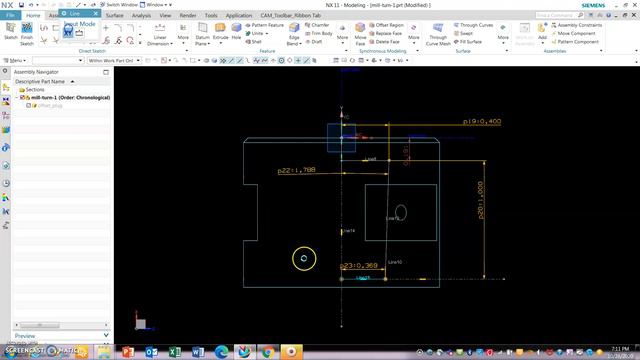 SIEMENS NX CAM THREAD MILLING-NPT THREADS- CUSTOM THREADS