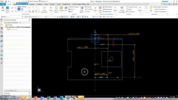 SIEMENS NX CAM THREAD MILLING-NPT THREADS- CUSTOM THREADS