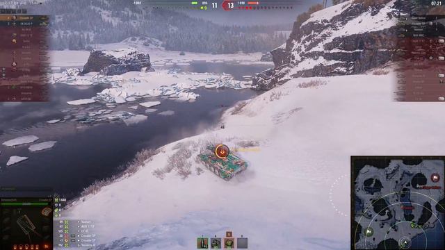Crusader 5.5-in. SP - Arctic Region map - 8 kills - 3,5k damage World of Tanks replay 4K смотреть онлайн
