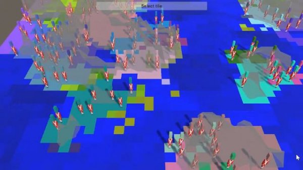 Map Generator. Симуляция мира