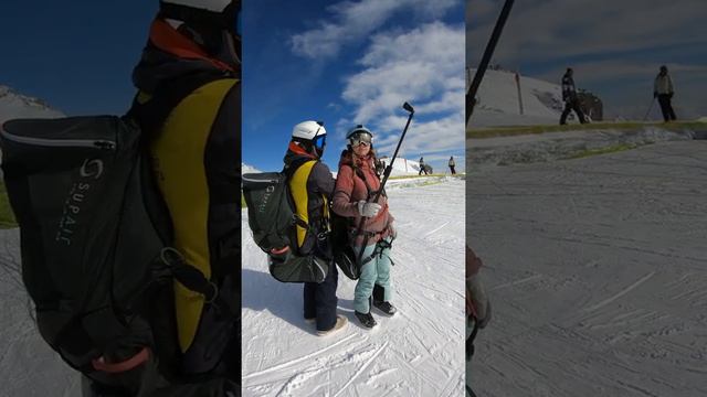 Параплан в Гудаури 2022 с высоты 3006 м смотреть онлайн