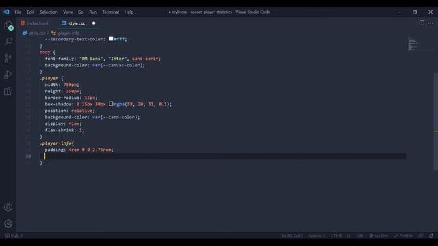 How To Make Soccer Player Statistics Using HTML And CSS Only | Web Development Tutorial смотреть онлайн