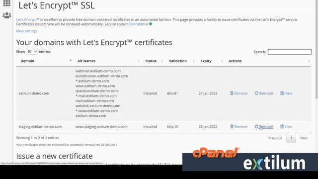 How to Remove Let’s Encrypt SSL in cPanel - Extilum Hosting смотреть онлайн
