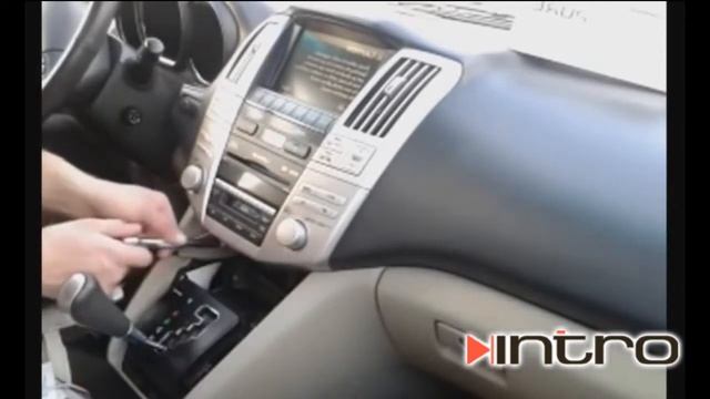 Как снять магнитолу Lexus 400 RX