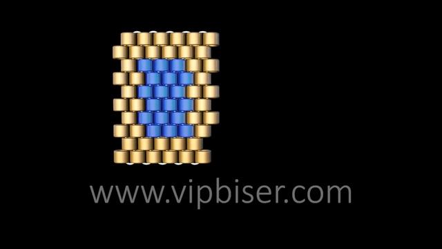 Easy Beaded Necklace. 3D Peyote Stitch Beading Tutorial смотреть онлайн