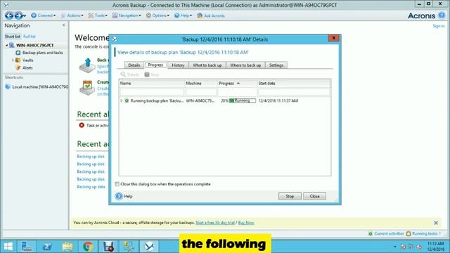 ACRONIS BACKUP ADVANCED 11.7 FOR SQL SERVER 2012 смотреть онлайн