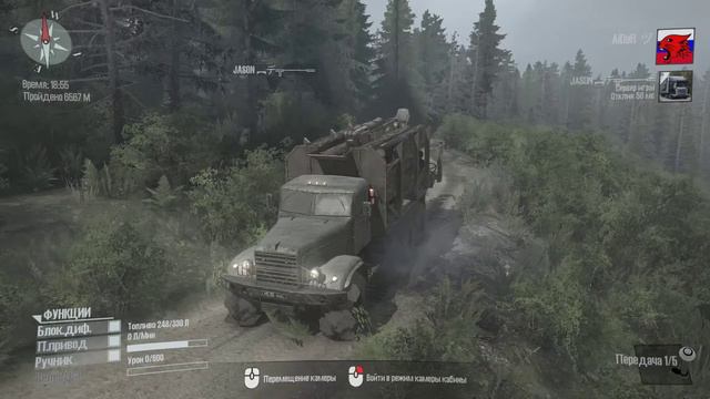 Spintires MudRunner возим лес