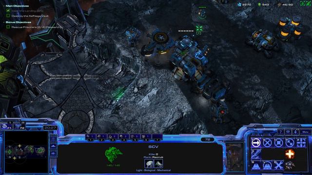 StarCraft 2 WoL (1-7 Players Coop) Mission 24 - Maw of the Void смотреть онлайн