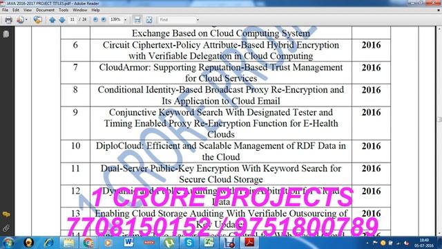 2016 - 2017 IEEE Projects | 2016 Java IEEE Projects list | Final year Students projects 2016 смотреть онлайн