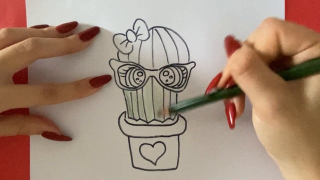 How to Draw Cute Cactus | Easy DIY смотреть онлайн
