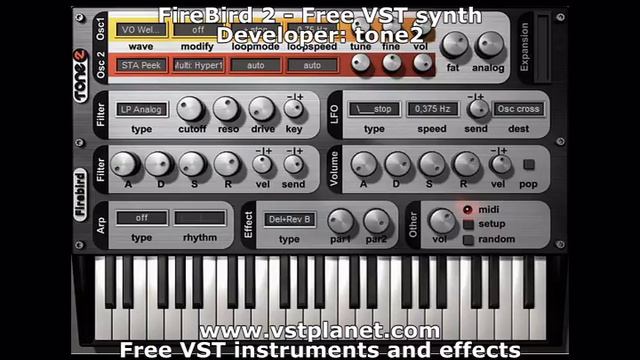 FireBird 2 - Free VST synth - vstplanet.com смотреть онлайн