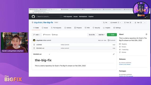 Intro to GitHub for Open Source Projects with Dr. Sarah Guthals - The Big Fix 2022 by Snyk смотреть онлайн