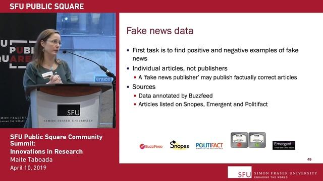 Big data and quality data for fake news and misinformation detection, MaiteTaboada смотреть онлайн