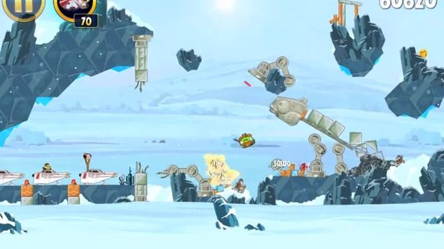 Angry Birds Star Wars HOTH Level 3-17 Walkthrough 3 Stars