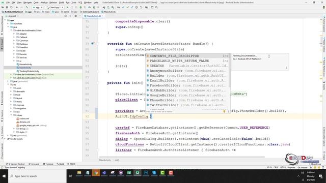 Kotlin Android Tutorial - New Eat It part 80 Client App add Email Signin Method смотреть онлайн