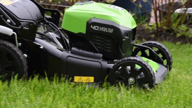Аккумуляторная газонокосилка Greenworks GD40LM46SP: обзор и тест смотреть онлайн